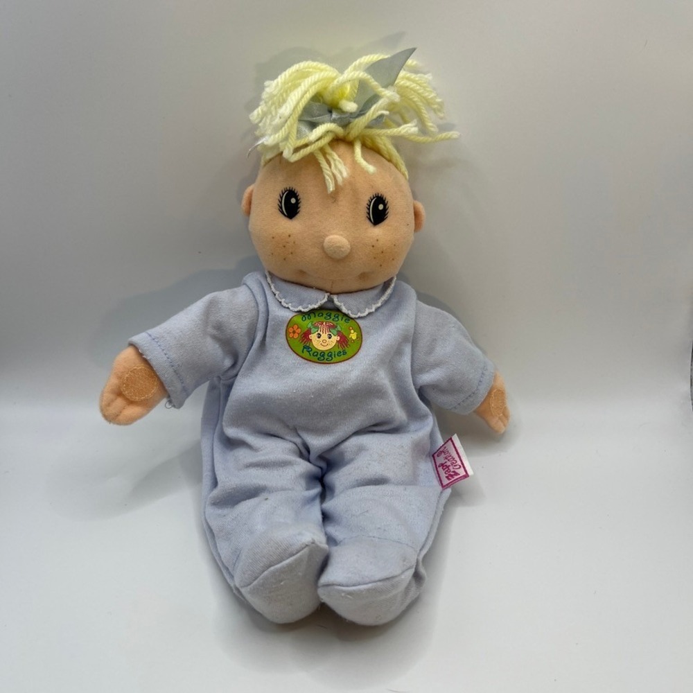 Vintage‎ Y2K Maggie Raggies Boy Bean Baby Doll Zapf Creation 11"